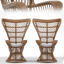 Shop items you love at overstock, with free shipping on everything* and easy returns. Chair Rattan High Back Armchair Download 3d Model Zeelproject Com