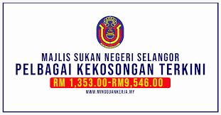 Permohonan jawatan kosong majlis sukan negeri kedah. Majlis Sukan Negeri Selangor Msns Buka Pelbagai Jawatan Kosong Terkini Januari 2021 Minima Spm Layak Mohon