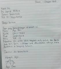Contoh surat sakit kuliah tulis tangan. 23 Contoh Surat Izin Tidak Masuk Kuliah Untuk Mahasiswa
