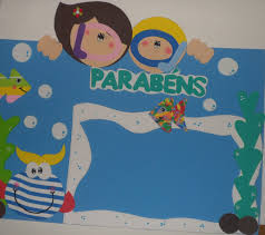 Resultado de imagem para modelo de chamadinha fundo do mar