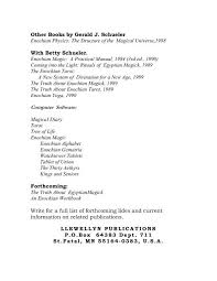 The one on the side of mr. Schueler An Advanced Guide To Enochian Magick Pdf