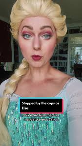 At least the first time I got stopped by the cops as a princess, it wasn’t  my fault #disneyprincess #elsacosplay #onlylouisiana #princesscore