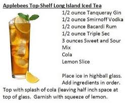 Applebee S Long Island Iced Tea Long Island Iced Tea Long Island Iced Long Island Iced Tea Recipe