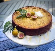 Fig Lemon Sage Olive Oil Cake The Jam Jar Kitchen Recipe Oil Cake Olive Oil Cake Fig Cake