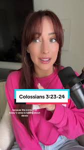 Verse of the day! Colossians 3:23-24 🩷 #thejesuschallenge #christiantiktok  #jesusisking #verseoftheday #biblestudy