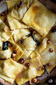 Butternut Squash Ravioli With Hazelnut Honey Butter The Original Dish Recipe Butternut Squash Ravioli Fall Pasta Dishes Autumn Pasta Recipes