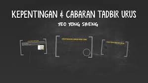 Menimba ilmu penyampaian 7 isu langkah 5. Kepentingan Amp Cabaran Tadbir Urus By Yeo Sheng