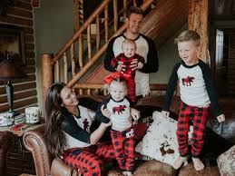 Black And White Plaid Pajamas Family Moose And Buffalo Check Family Christmas Pajamas Family Christmas Pajamas Christmas Pajamas Family Christmas Pictures