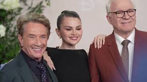 Martin Short revealed he nearly ruined 'Only Murders in the Building' costar Selena Gomez and Benny Blanco’s wedding cake during their reception after tying the knot in Sept. 2025. bit.ly/4qA6aXE | E! ...