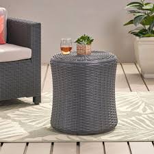 It's important to analyze the functionality of a wicker storage coffee table before you buy one. Simone Faux Wicker Storage Side Table By Christopher Knight Home On Sale Overstock 30882789