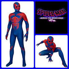 2099 Spider Suit Across the Spiderverse Costume Game Cosplay Adult   Kids 
