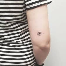 Small Eye Tattoo Inked Above The Right Elbow By Ink By Shae Eye Tattoo Above Elbow Tattoo Tattoos