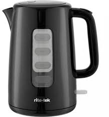 RITE-TEK JUG KETTLE BLACK COLOUR 2.5LTR 2200w concealed heating element | JK525