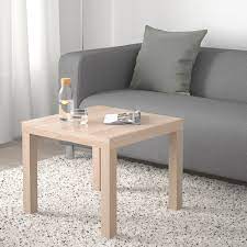 Separate shelf for magazines, etc. Lack Side Table White Stained Oak Effect 55x55 Cm Ikea