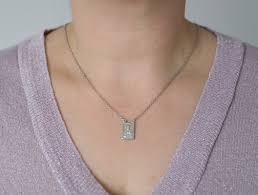 Scapular Medal Necklace, Sterling Silver 925 sSacred Heart of Jesus and Our Lady of MT Carmel Necklace, High Quality Scapular Necklace