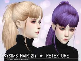 Aveira Sims 4 Skysims 217 Hair Retextured Sims 4 Hairs Sims 4 Sims 4 Characters Sims 4 Anime