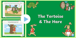 The hare was very proud of his swiftness, but the tortoise walked slowly. The Tortoise And The Hare Story Powerpoint