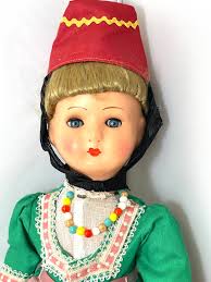 Vintage Hans Volk German Doll 12 Tall HV