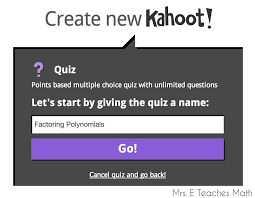 Everyone in my class had fun time competing against others to review information learned in our course. overall, i really enjoy kahoot and would recommend it to anyone, especially students studying for a specific class or test. How To Create A Kahoot Mrs E Teaches Math