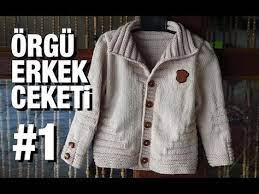 Orguden Hazir Gibi Blazer Ceket Nasil Orulur Detayli Anlatim 8 Model 1 5 Youtube Erkek Bebek Hirka Orgu Erkek Bebek