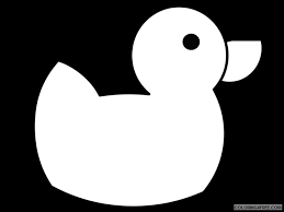 25 rubber duck coloring page pictures. Black And White Rubber Duck Coloring Pages Rubber Ducky Template Best Printable Coloring4free Coloring4free Com