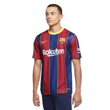 Click here to view the barcelona third kit for the 20/21 season by nike. Nike Fc Barcelona 2020 21 Stadium Home Mens Soccer Jersey Deep Royal Blue Varsity Maize Sportitude Football