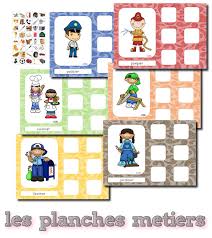 Les Planches Metiers La Classe De Laurene La Maternelle De Laurene Jeux Maternelle La Classe De Laurene