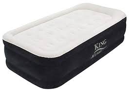 Amazon Com King Koil Twin Size Upgraded Luxury Raised Air Mattress Best Inflatable Airbed With Built In Pump Elevated Rai Air Bed Twin Air Mattress Mattress