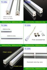 Visit To Buy 1pcs Pvc Led Tube T5 Integrated Light 220v 240v 300mm 5w 600mm 1ft 2ft 10w T5 Led Tube Wall Lamps Cold Warm White T5 Led Tubes Wall