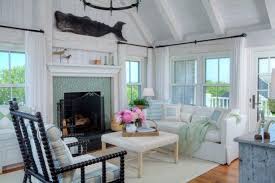Inspirations On The Horizon Nantucket Style Beach House Interior Design Upside Down House Beach House Interior
