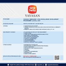Sime darby berhad is a global trading and logistics player. Mpp Uitm Shah Alam On Twitter Merujuk Perkara Di Atas Yayasan Simedarby Membuka Tawaran Biasiswa Yayasan Simedarby Ysd Excellence Scholarship Programme Local 2021 Untuk Pelajar Pelajar Diploma Dan Ijazah Sarjana Muda Sepenuh
