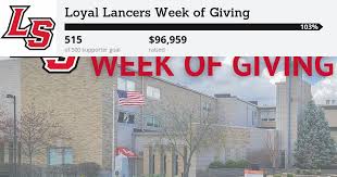Loyal Lancers Week of Giving