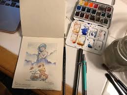 Watercolor painting ideas have been curated to emphasize this extraordinary activity, watercolor is a viable option for beginners and we encourage each and everyone to pursue this artistic endeavors in. Wed 2 28 18 More Stolen Watercolor Ideas Threesixfiveart