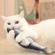 【2020 automatic moving fish toy】: Dancing Fish Catnip Kicker Toy Qareeb World