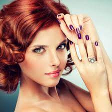 Green Amethyst Green Amethyst Ring 3ct Oval Green Amethyst And Halo Diamond Ring In 14k White Gold Superjeweler In 2021 Red Hair Makeup Red Hair Green Eyes Hazel Eyes