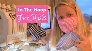 20 embroidery designs for face mask, 4 sizes. How To Make A Face Mask With Your Embroidery Machine 3 Free In The Hoop Designs Stitch With Me Youtube
