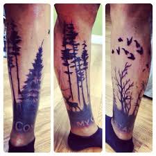 Tattoos Calf Sleeve Tree My Constant My Style Pinterest Calf Tattoo Leg Tattoos Calf Sleeve Tattoo