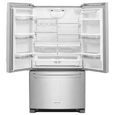 This will allow the door to close properly. Kitchenaid Krfc300ess 20 Cu Ft French Door Refrigerator Stainless Steel American Freight Sears Outlet