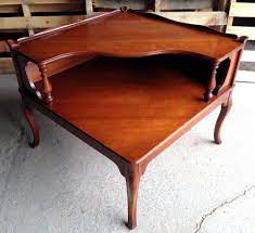 If you're still in two minds about 2 tier corner and are thinking about choosing a similar product, aliexpress is a great place to compare prices and sellers. Vintage Imperial 2 Tier Corner End Table Solid Wood Mahogany Mid Century Rare Midcenturymodern Imperial End Tables Table Corner Table
