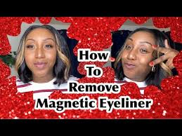 The same makeup remover works. How To Remove Magnetic Eyeliner Quick Easy Youtube