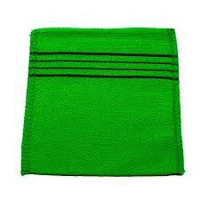 Korean (italy) towels are made of a cloth that is 100% viscose. Korean Exfoliating Bath Washcloth 4 Pcs Green By Techef Home By Korean Italy Towel Amazon De Beauty