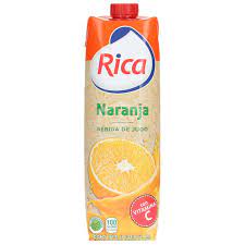 Jugo Naranja Rica 1 L Almacen Do