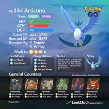 Articuno Returns To Raids Leek Duck Pokemon Go News And Resources