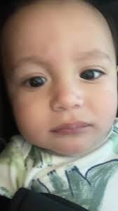 He got a lil mad#baby#eating