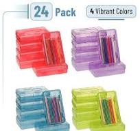 Amazon.com: Mr. Pen- Pencil Box Bulk, 24 Pack, Assorted ...