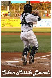 Blue Crabs Catcher Christian Lopez Look At His Feet Blue Crab Maryland Blue Crab Baseball Cards