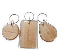 Tarjeta de madera RFID personalizada epoxi acrílico recubierto
