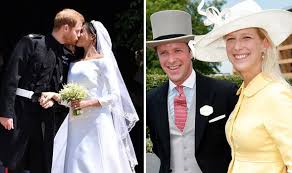 George's chapel to witness their vows, and over 2,000 others following the ceremony, prince harry and the duchess welcomed the 600 ceremony guests to one of two wedding receptions. How Lady Gabriella Windsor Copied Meghan Markle And Prince Harry For Royal Wedding Royal News Express Co Uk