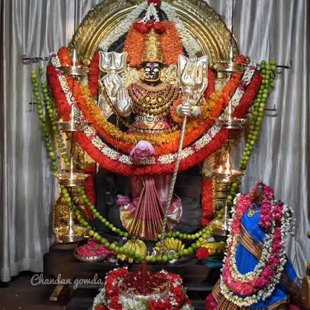 Temple: Sri Nimbujadevi ammanavara devasthana, Nimbuja Devi Temple and Trust, Mysuru, Karnataka, India. 🌻 ✨🚩॥ಶ್ರೀ ನಿಂಬುಜಾದೇವಿ ಅಮ್ಮನವರು🙏🚩॥ ಶಂಖಂ ಚಕ್ರ ಮುಪರ್ಯಧಶ್ಚ ಕರಯೋರಕ್ಷ ಸೃಜಂ ಬಿಭ್ರತೀ ...