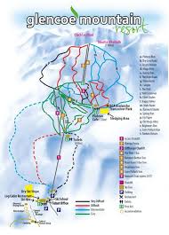 Come join the fun with outdoor laser tag, a high ropes course, segway tours, action archery, and downhill mountain biking. Glencoe Mountain Resort Piste Map Trail Map